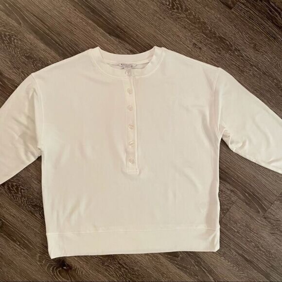 Athleta Balance Henley Sweatshirt nwot - Picture 2 of 6